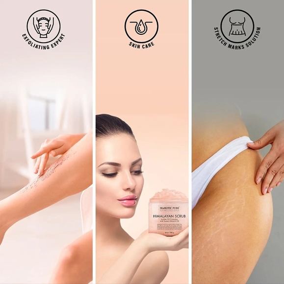 Majestic Pure Himalayan Exfoliating Salt Scrub (NEW & SEALED) - Picture 6 of 9